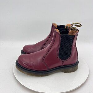 Dr. Martens Burgundy Ankle Boots